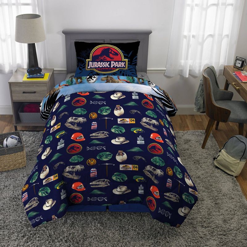 slide 2 of 9, Jurassic World 4pc Jurassic Park Kids' Bed in a Bag, 4 ct