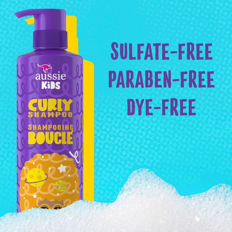 slide 2 of 8, Aussie Kids Curly Sulfate-Free Shampoo - 16oz, 16 oz