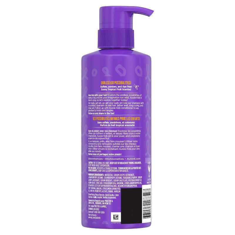 slide 8 of 8, Aussie Kids Curly Sulfate-Free Shampoo - 16oz, 16 oz
