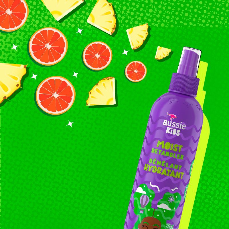 slide 6 of 8, Aussie Kids' Moist Detangling Spray - 8 fl oz, 8 fl oz