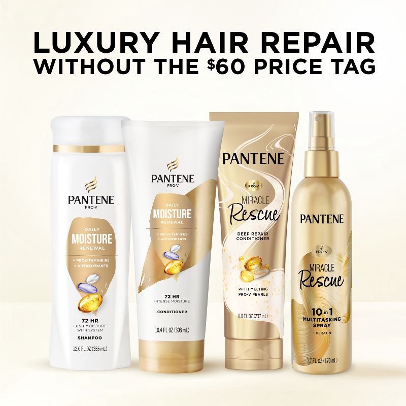 slide 8 of 9, Pantene Pro-V Daily Moisture Renewal Shampoo - 12 fl oz, 12 fl oz