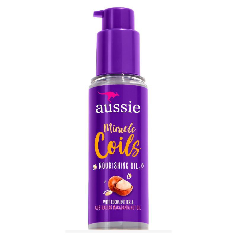 slide 1 of 10, Aussie Miracle Coils Nourishing Oil Leave-In Hair Oil - 3.2 fl oz, 3.2 fl oz