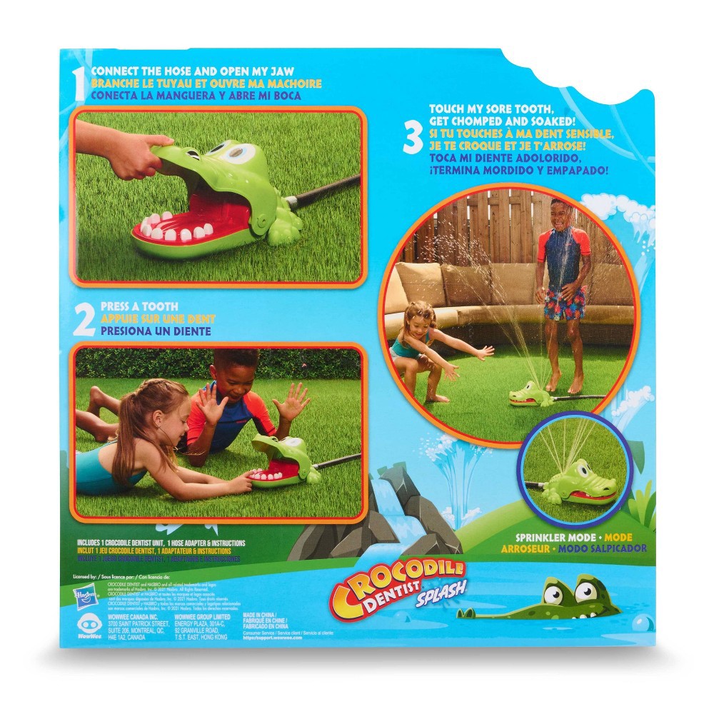 slide 3 of 7, Hasbro Crocodile Dentist Splash Game by WowWee, 1 ct