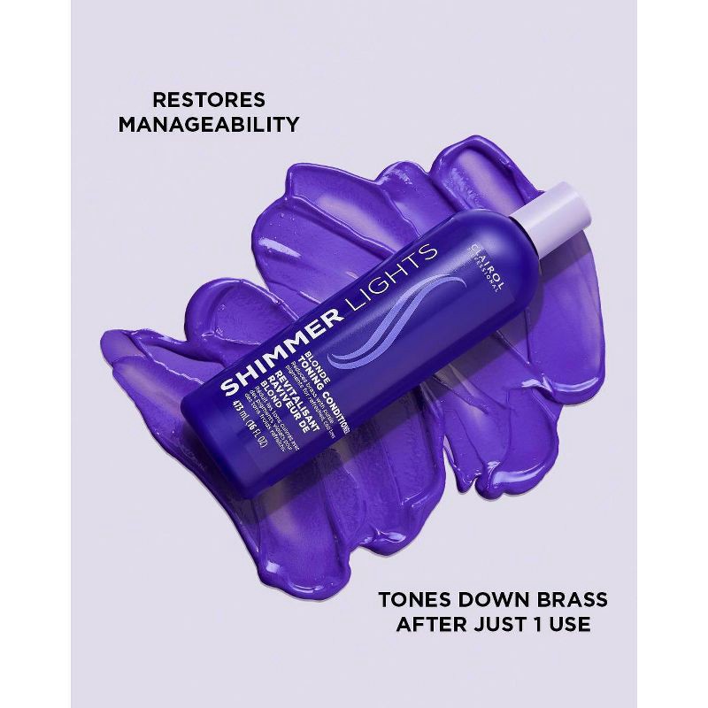 slide 4 of 5, Clairol Professional Shimmer Lights Blonde Toning Conditioner - 16 fl oz, 16 fl oz