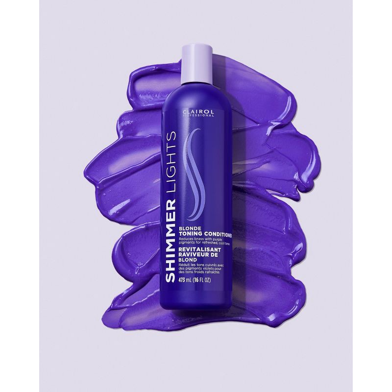 slide 5 of 5, Clairol Professional Shimmer Lights Blonde Toning Conditioner - 16 fl oz, 16 fl oz