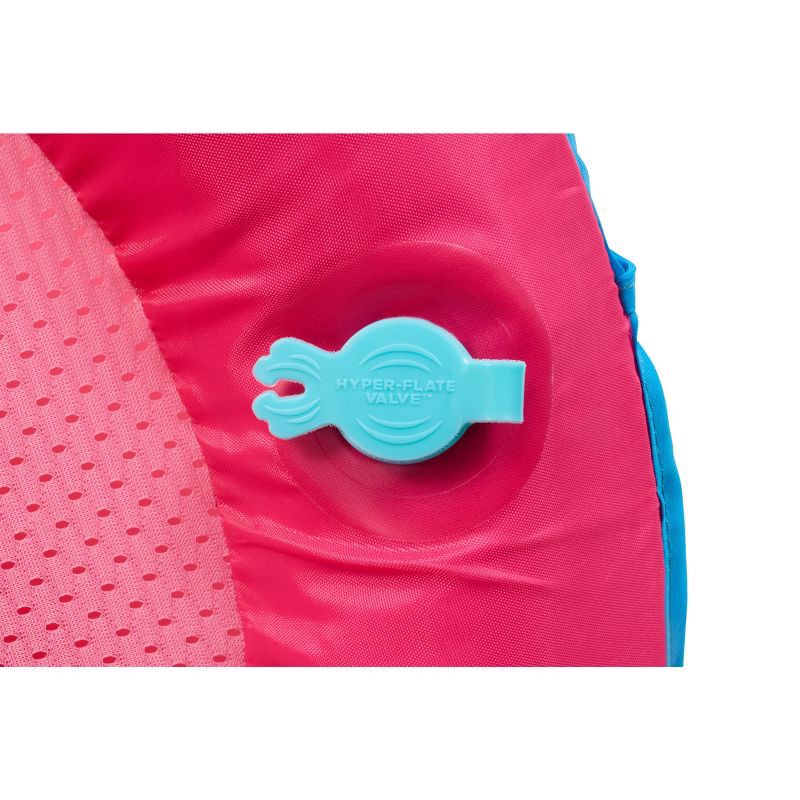 slide 6 of 6, Swimways Sun Canopy Spring Float with Hyper-Flate Valve: Baby Pool Lounger, 1 ct