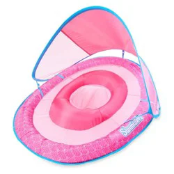 Swimways Sun Canopy Spring Float with Hyper-Flate Valve: Baby Pool Lounger