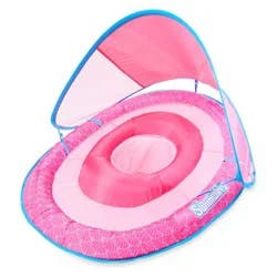 Swimways Sun Canopy Spring Float with Hyper-Flate Valve: Baby Pool Lounger