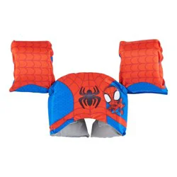 Disney Swimways Spider-Man Swim Trainer Life Jacket: Youth Buckle Vest, Marvel Design