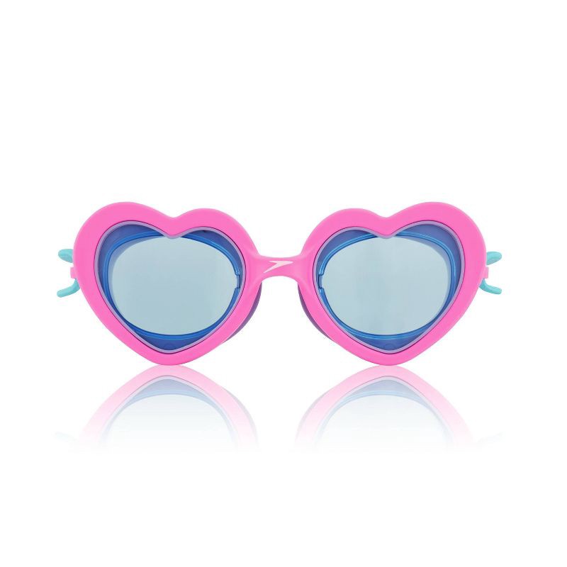 slide 2 of 5, Speedo Kids' Sunny Vibes Swim Goggles - Heart Sugar Plum/Celeste, 1 ct