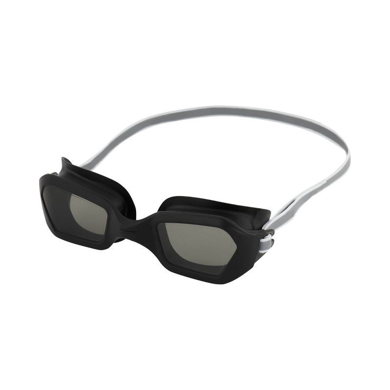 slide 1 of 3, Speedo Adult Solar Swim Goggles - Black: Latex-Free, Anti-Fog, Adjustable Strap, 1 ct