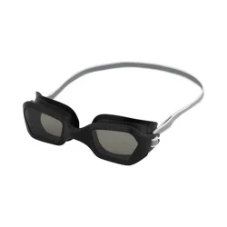 Speedo Adult Solar Swim Goggles - Black: Latex-Free, Anti-Fog, Adjustable Strap