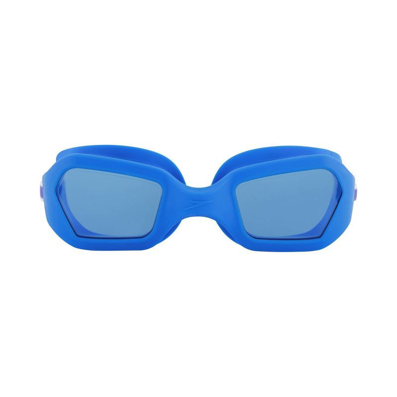 slide 2 of 3, Speedo Adult Solar Swim Goggles - Blue: Polycarbonate & PVC, Anti-Fog, Adjustable Strap, 1 ct