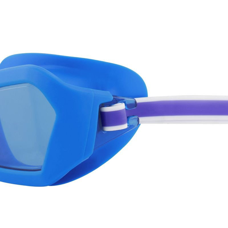 slide 3 of 3, Speedo Adult Solar Swim Goggles - Blue: Polycarbonate & PVC, Anti-Fog, Adjustable Strap, 1 ct
