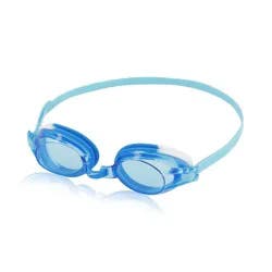 Speedo Kids' Splasher Swim Goggles - Blue/Celeste: Anti-Fog, Adjustable Strap, Ages 3-6