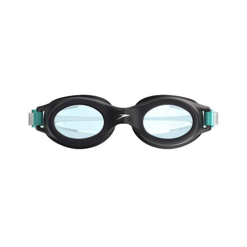 slide 2 of 3, Speedo Junior Glide Swim Goggles - Black: Anti-Fog, Adjustable Strap, Ages 6-14, 1 ct