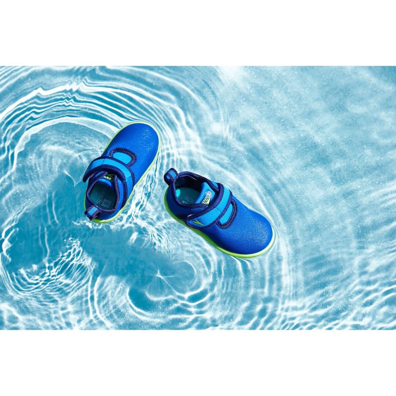 slide 4 of 4, Speedo Kids' Solid Shore Explorer Water Shoes - Blue XL, 1 ct