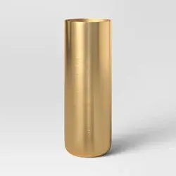 Tall Brass Vase - Threshold™