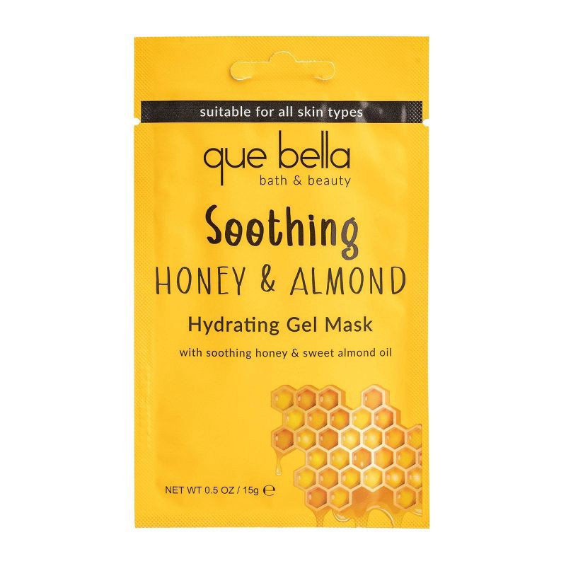 slide 1 of 5, Que Bella Soothing Honey Gel Mask - 0.5oz, 0.5 oz