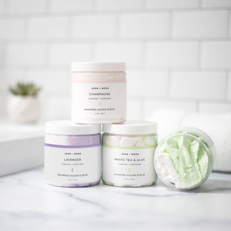 slide 4 of 6, Joon X Moon Champagne Whipped Sugar Fresh Scented Soap Body Scrub - 5.3oz, 5.3 oz