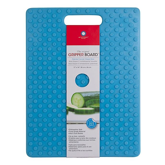 slide 2 of 2, Architec the original GRIPPER Cutting Board - Turquoise, 11 in x 14 in