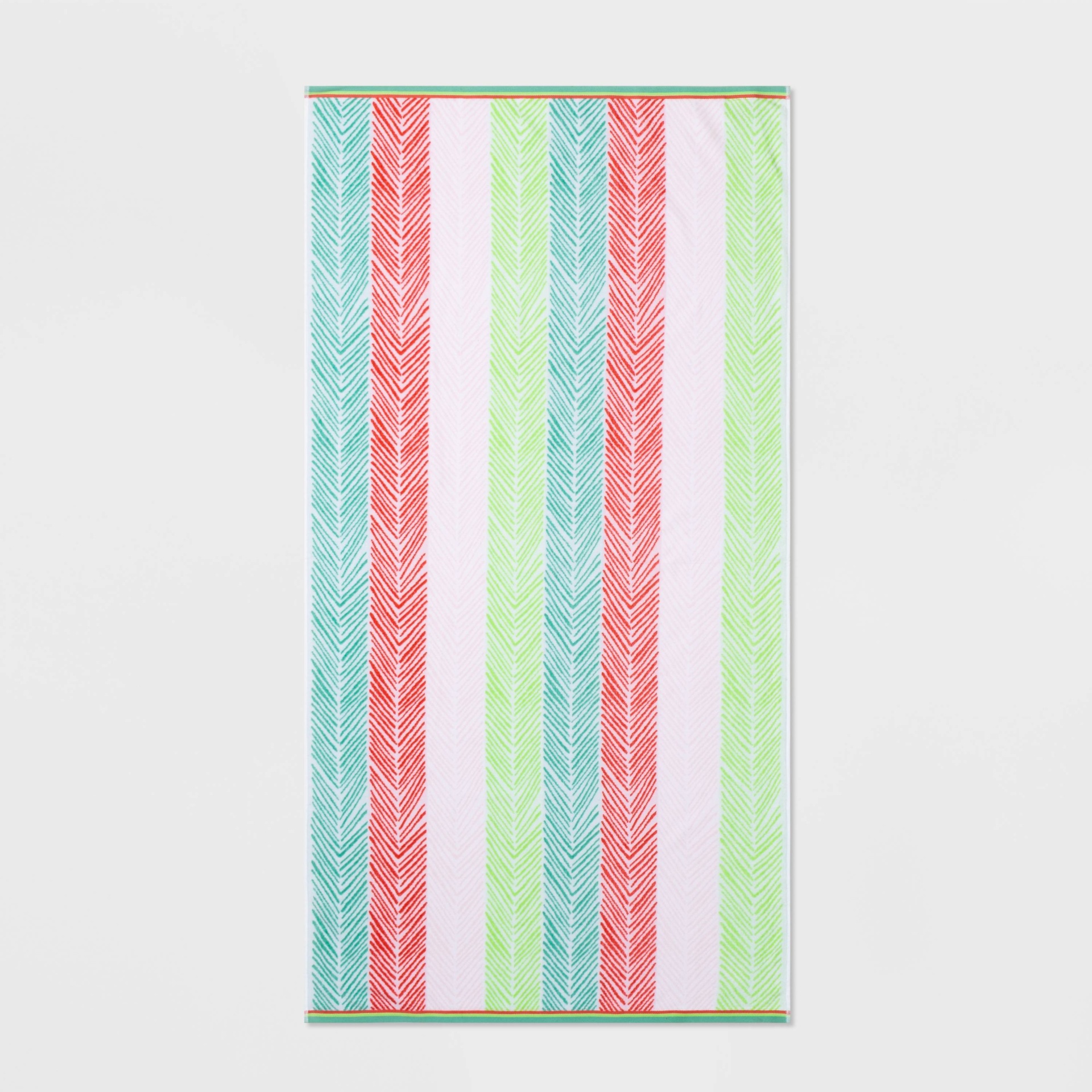 slide 1 of 3, XL Chevron Striped Beach Towel - Sun Squad, 1 ct