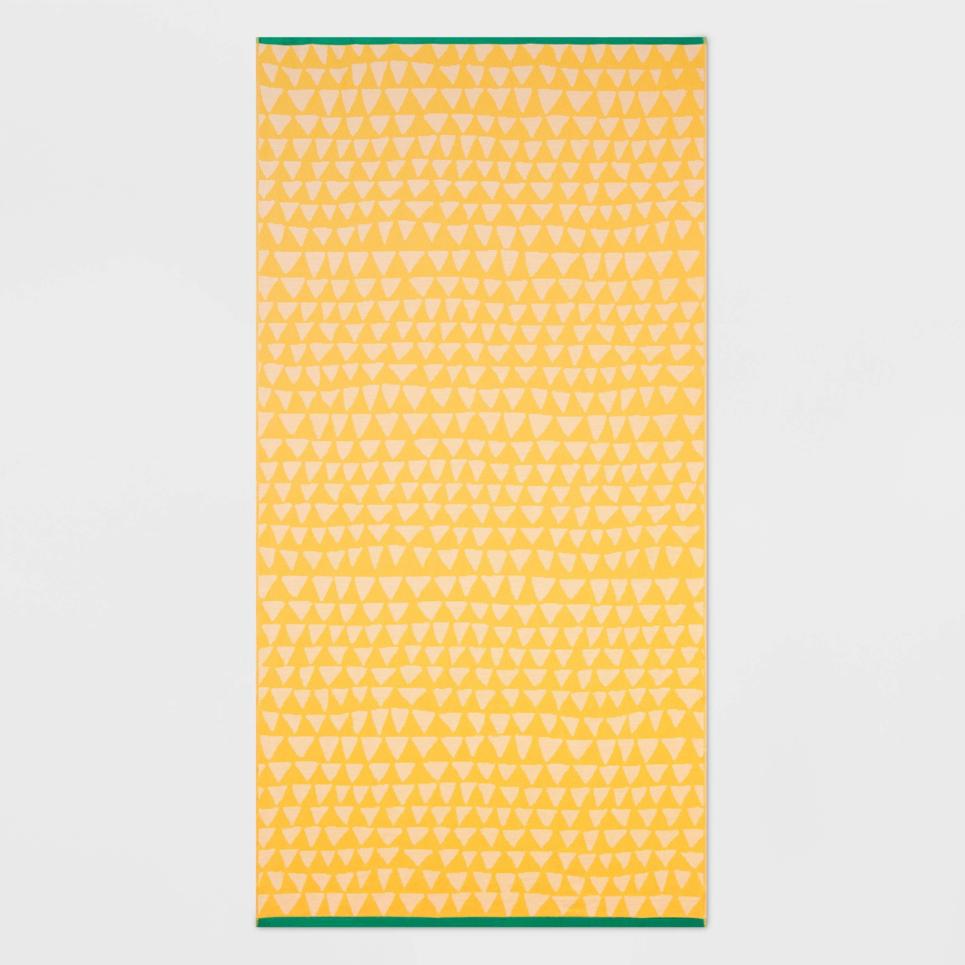 slide 1 of 4, XL Pineapple Core Sand Resistant Beach Towel Yellow - Sun Squad, 1 ct