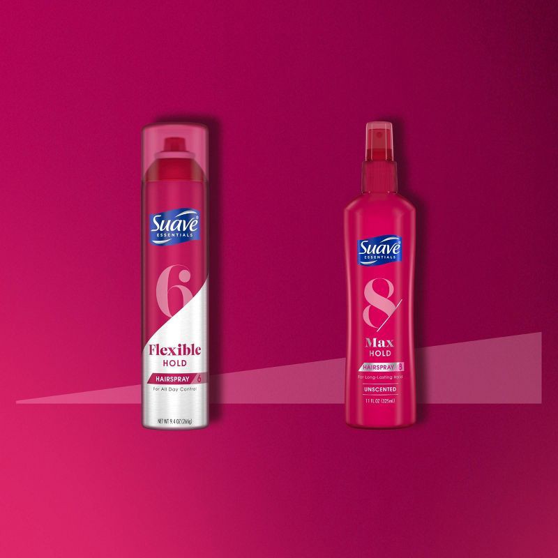 slide 4 of 5, Suave Professionals Flexible Control Hairspray - 9.4oz, 9.4 oz