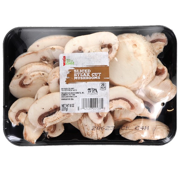 slide 1 of 1, Mushroom-Thick Cut, 8 oz