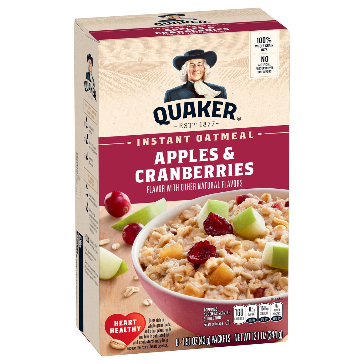 slide 2 of 6, Quaker Instant Oatmeal, 8 ct