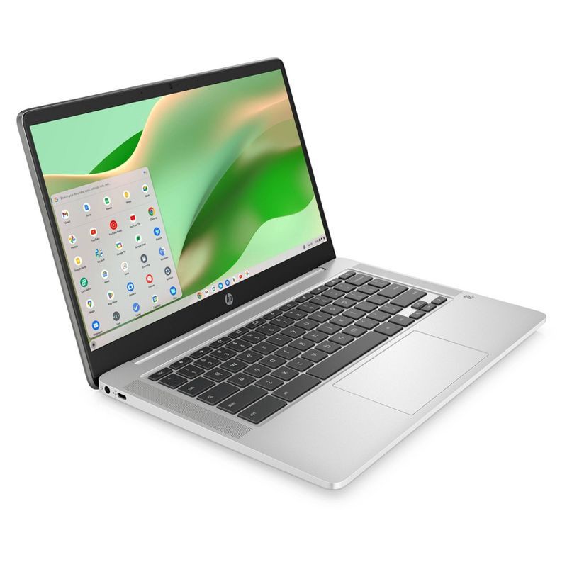 slide 2 of 7, HP Inc. HP 14" Chromebook Laptop - Intel Processor - 4GB RAM Memory - 64GB Flash Storage - Silver (14a-na0052tg), 1 ct