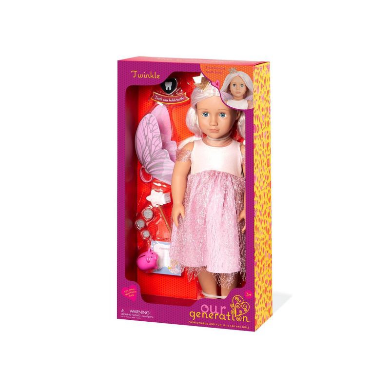 slide 6 of 6, Our Generation Twinkle 18" Tooth Fairy Doll, 1 ct