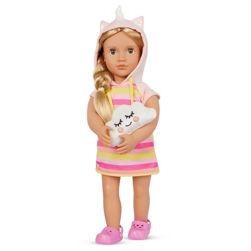 slide 2 of 5, Our Generation Rainbow Unicorn Pajama Outfit for 18" Dolls, 1 ct