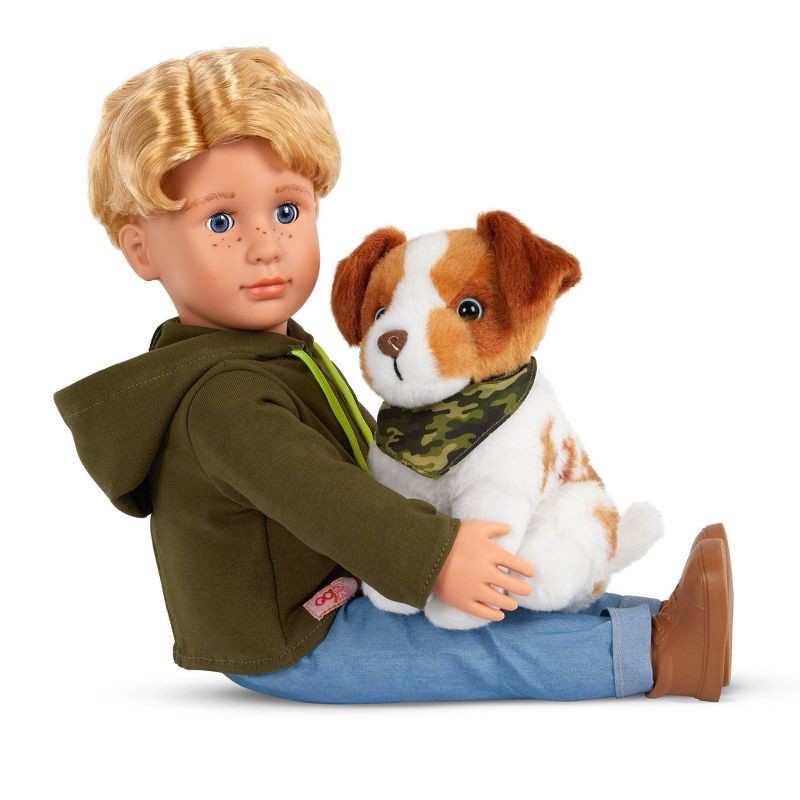 slide 3 of 6, Our Generation Elliot 18" Boy Doll & Pet Set, 1 ct