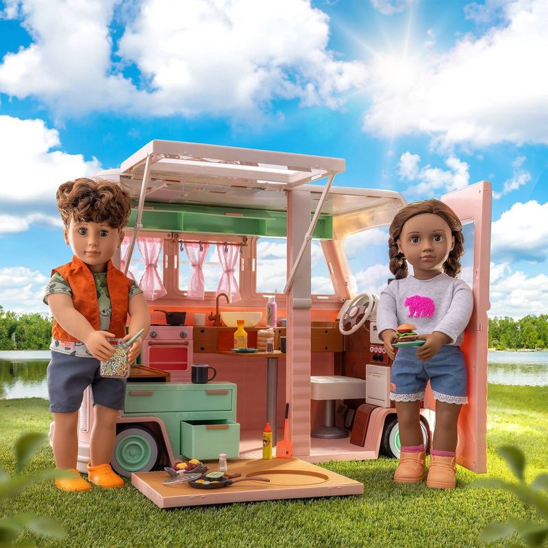 slide 3 of 16, Our Generation Country Cruising RV Camper Vehicle Playset for 18" Dolls, 1 ct