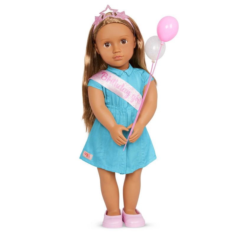 slide 1 of 5, Our Generation Anita 18" Birthday Party Doll, 1 ct