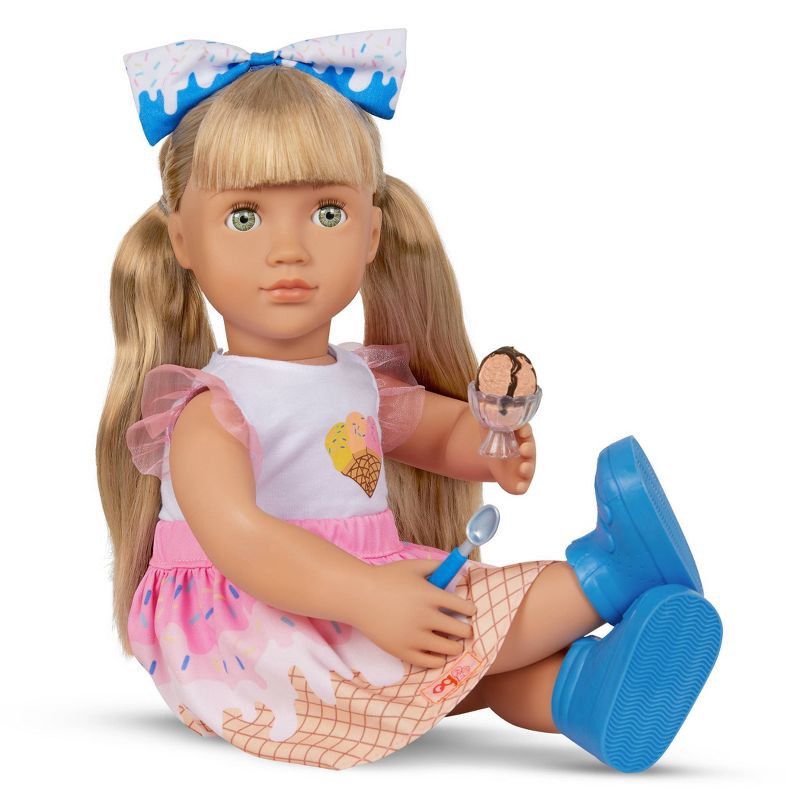 slide 2 of 6, Our Generation Lorelei & Storybook Posable 18" Ice Cream Doll, 1 ct