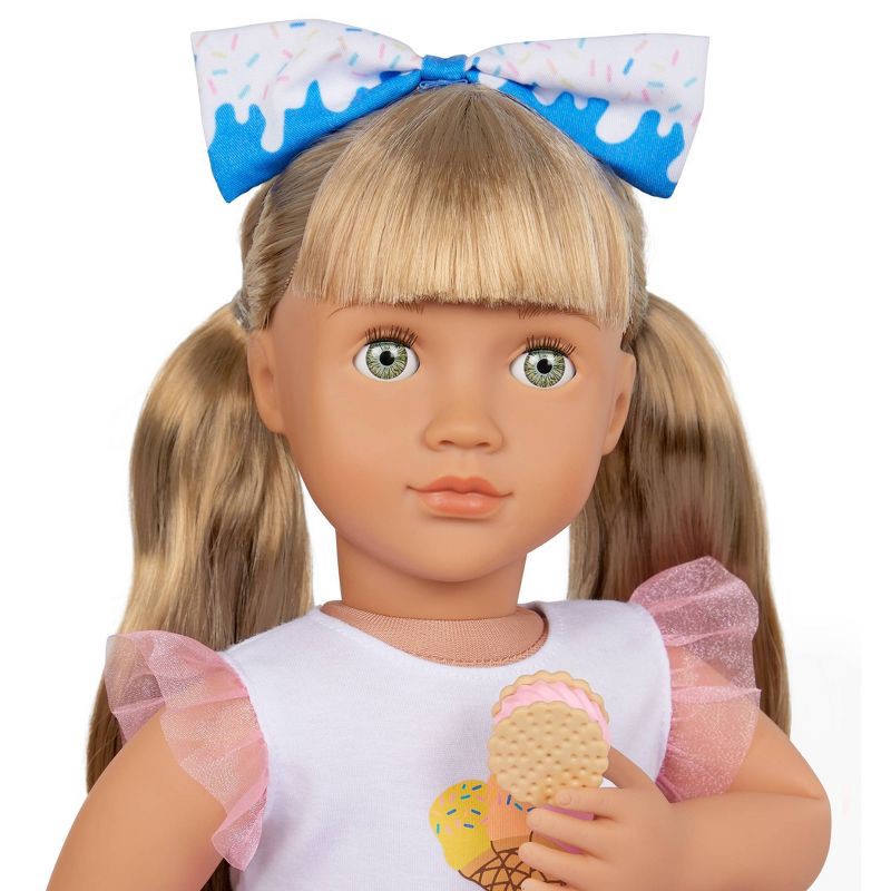 slide 3 of 6, Our Generation Lorelei & Storybook Posable 18" Ice Cream Doll, 1 ct