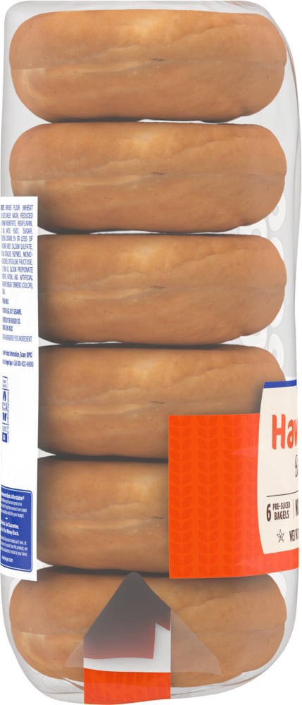 slide 5 of 5, Kroger Sweet Hawaiian Bagels 6 Count, 20 oz