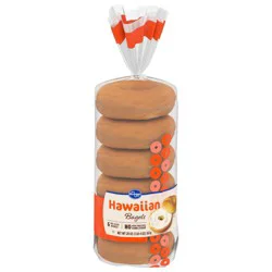 Kroger Sweet Hawaiian Bagels 6 Count