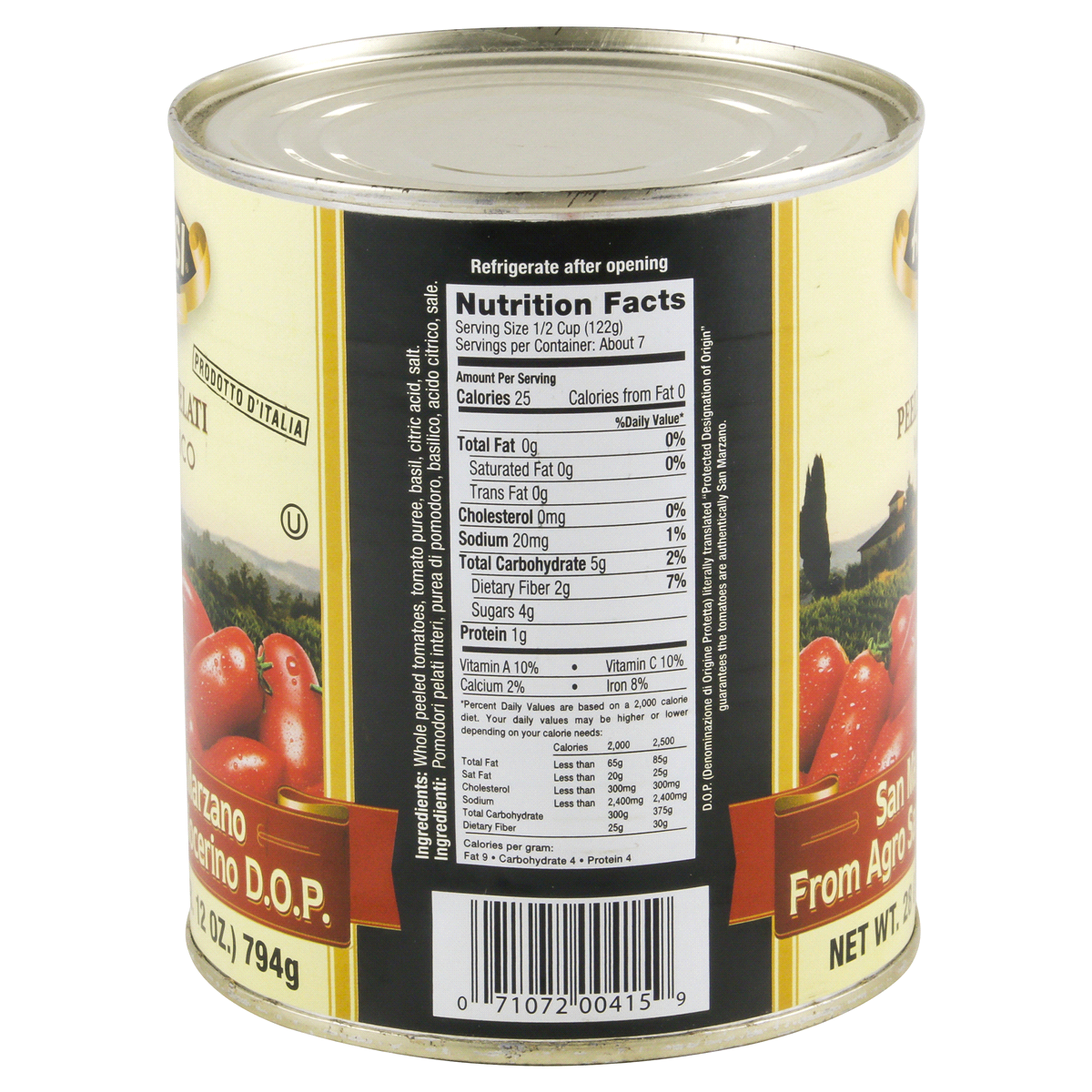 slide 2 of 4, Alessi Whole Peeled San Marzano Tomatoes, 28 oz