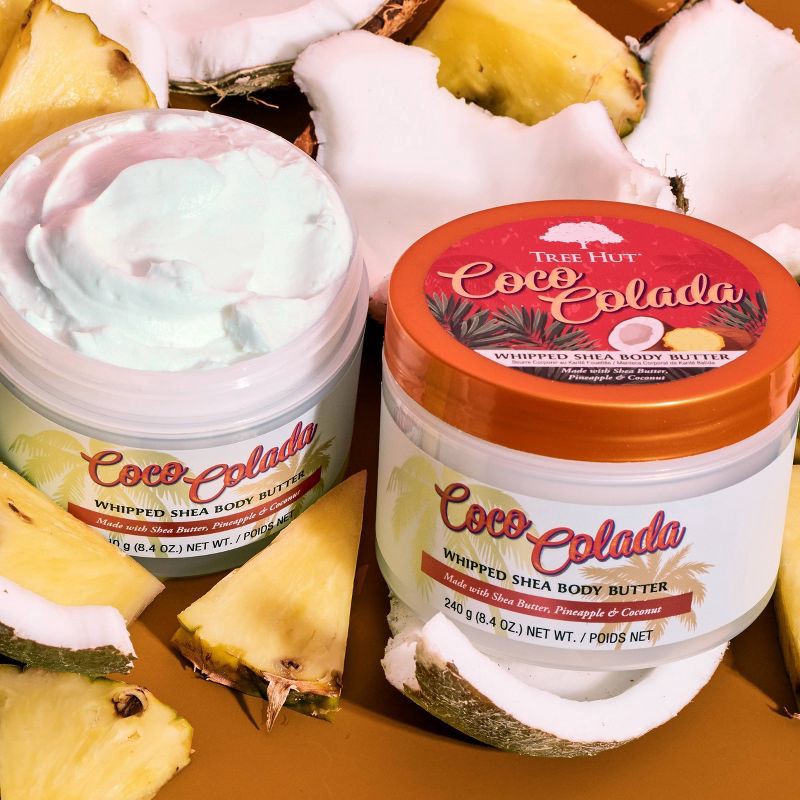 slide 4 of 5, Tree Hut Coco Colada Whipped Shea Body Butter Shea, Coconut & Pineapple - 8.4oz, 8.4 oz