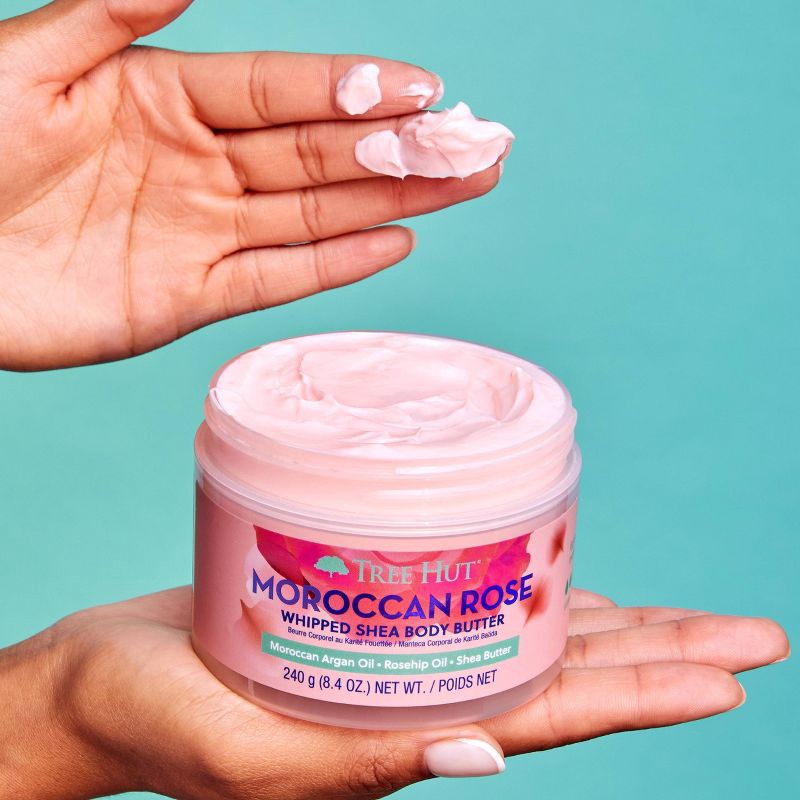slide 5 of 12, Tree Hut Moroccan Rose Whipped Body Butter - 8.4 fl oz, 8.4 fl oz