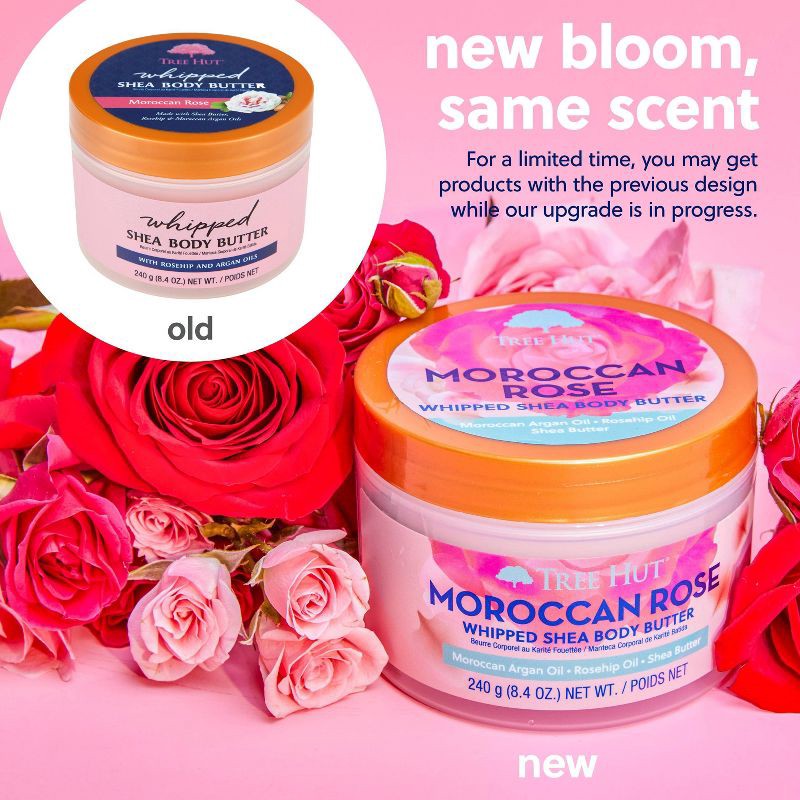 slide 8 of 12, Tree Hut Moroccan Rose Whipped Body Butter - 8.4 fl oz, 8.4 fl oz