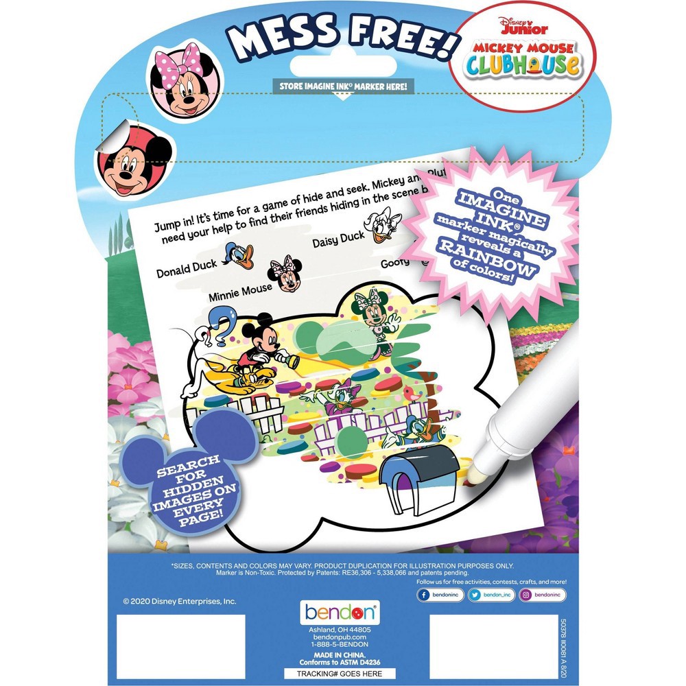 Disney Junior Minnie Mouse Imagine Ink Mess Free Game Book 1 ct