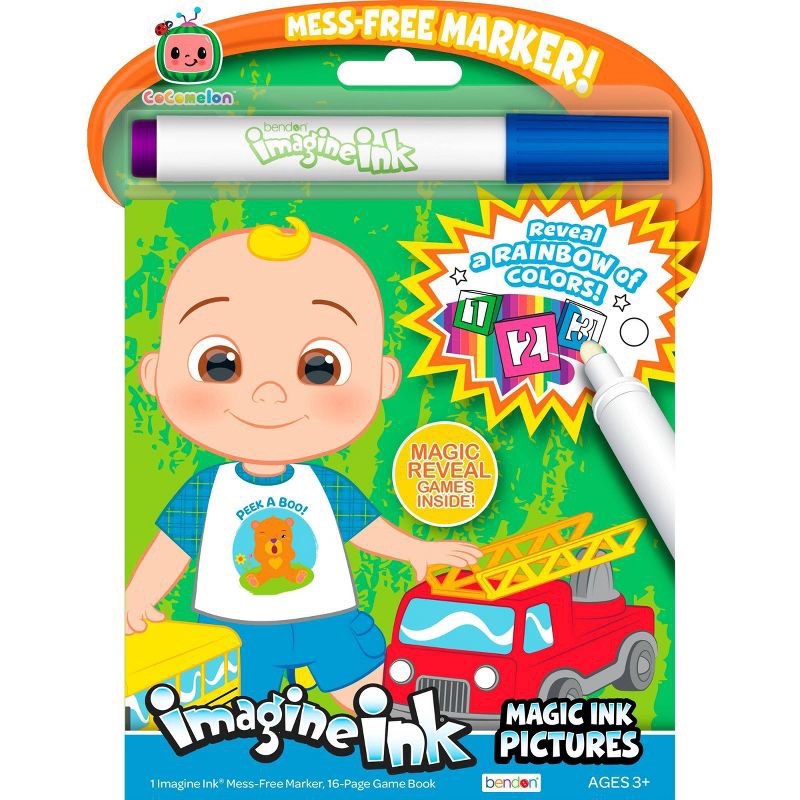 slide 1 of 1, Moonbug CoComelon Imagine Ink Magic Ink Book, 1 ct