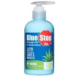 Blue Stop Max Triple Action Fresh Scent Relief for Joints + Muscles 8 fl oz