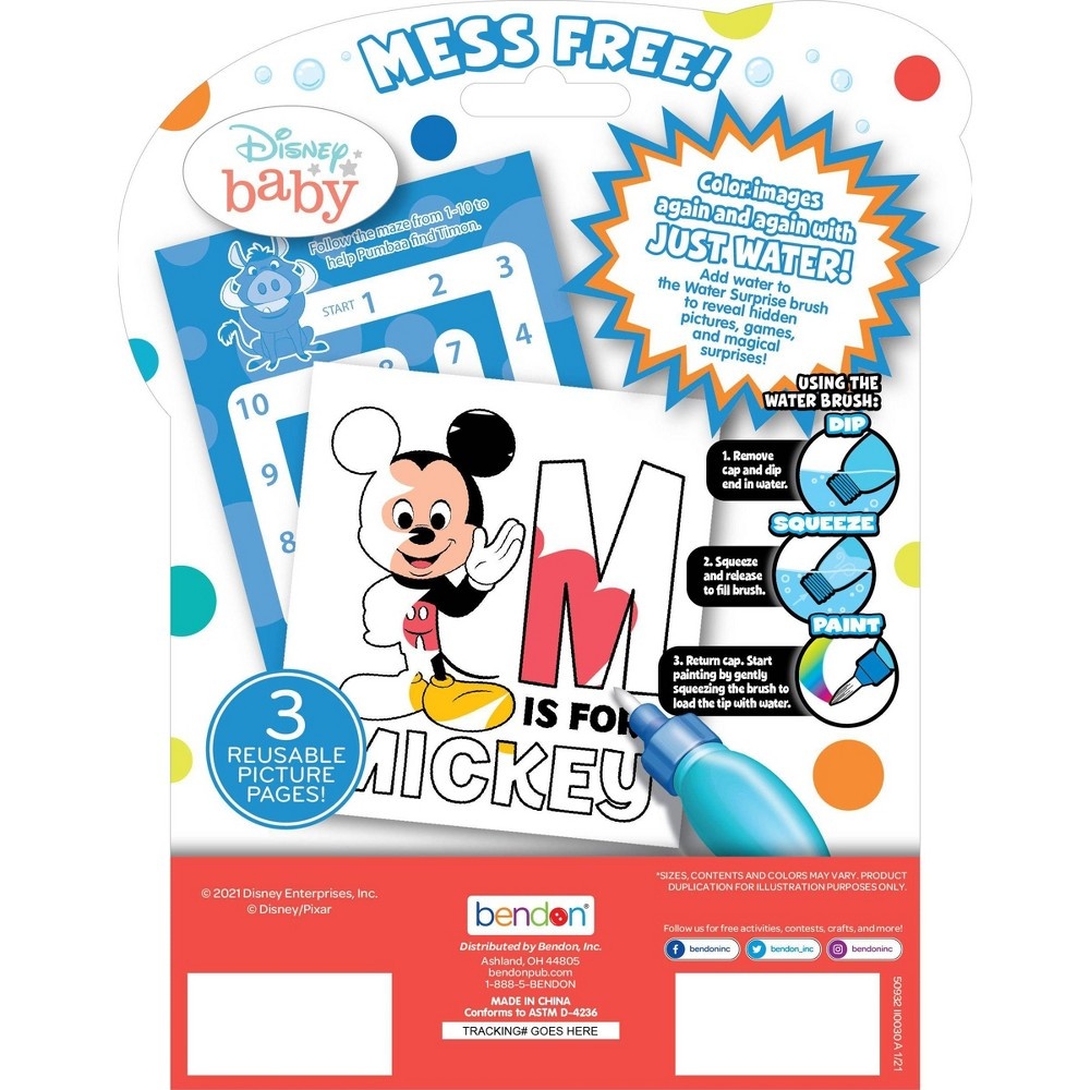 slide 4 of 4, Bendon Disney Baby Water Surprise Book, 1 ct