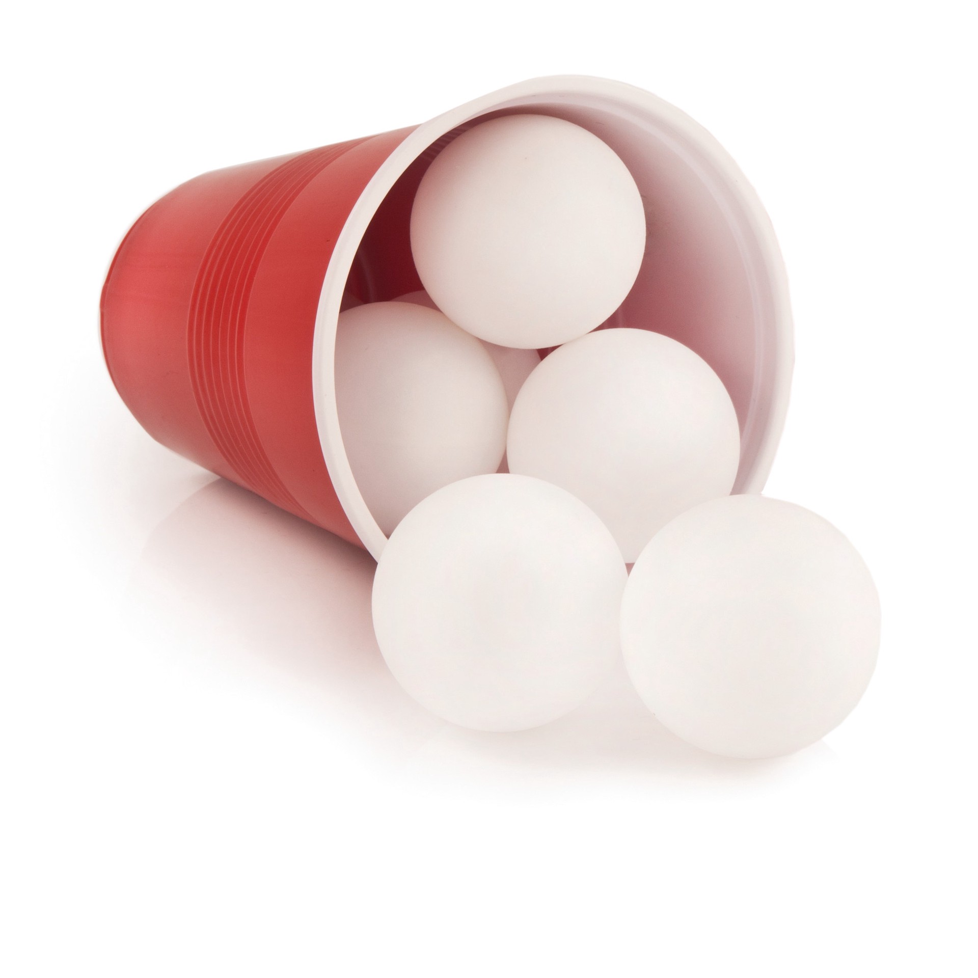 slide 3 of 4, True Shoot Ping Pong Balls, White Table Tennis Balls, Beer Pong Balls, 40 Millimeters, White Plastic, Set of 6, 1 ct