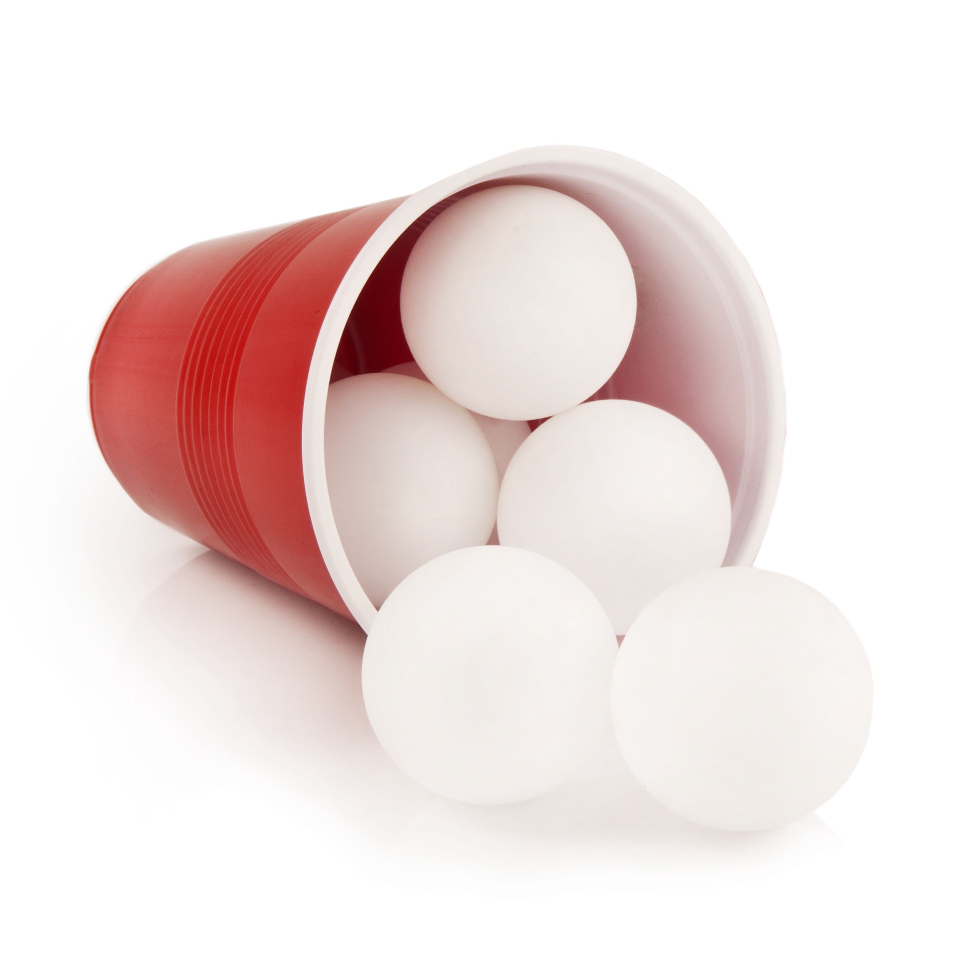 slide 2 of 4, True Shoot Ping Pong Balls, White Table Tennis Balls, Beer Pong Balls, 40 Millimeters, White Plastic, Set of 6, 1 ct